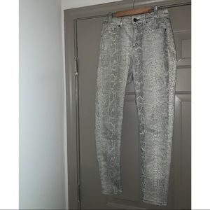 Zara Snakeskin Jean